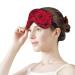 Shop Red Rose Flower Sleep Mask for Women | Adjustable Eye Shades & Elastic Strap | International Shipping Available - Buy Online on GoSupps.com
