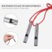 Boundless Voyage Titanium Emergency Whistle 2 Pack Outdoor Emergency Survival Camping Hiking Loud Whistle Coaches Training Sports Keychain Whistle with Lanyard - Buy Online on GoSupps.com