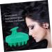 Tovinanna Hair Schuppenw scher - Green Bathroom Massage & Cleaning Shampoo Brush | Head Scratcher & Suction Tool for Ultimate Hair Care | 9.5x7cm - Buy Online on GoSupps.com