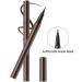Waterproof Eyeliner Liquid | Waterproof Eyeliner Liquid | Long-Lasting Eyeliner Pencil Liquid Eye Liner for Women Girls and Makeup Artists Jimii Brown Soft Capillaries - Buy Online on GoSupps.com