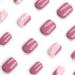 SINLOV Medium Square Fake Nails Pink Nude French False Nail Glossy Full Cover False Nails Press on Nails for Women and Girls - Buy Online on GoSupps.com