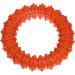 Karlie Boomer Rubber Aqua Ring Large Orange Orange Large