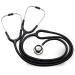 Ever Ready First Aid Deluxe Dual-Head Teaching Stethoscope for Medical Training, Nursing Students and Teachers  Black