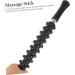 Muscle Massage Roller Hand & Leg Stick Fascia Massage Device for Neck & Body - 43x3cm Black - Buy Online on GoSupps.com