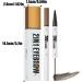  YNPQTDS Liquid eyebrow pencil - 2 in 1 - Micro pen and eyebrow gel - Sweatproof - Waterproof - For special occasions - Buy Online on GoSupps.com