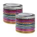 Dadabig 60 PCS Colours Striping Tape Line Nail Art Stripes Nail Line Stickers Nail Strips Tape Decoration DIY Nail Tips 30 Colors 1mm 20m/Roll