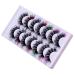 7 Pairs false lashes fake eyelashes lash clusters eyelashes with color fake lashes false lash extensions makeup eyelashes individual lashes chemical fiber extend cosplay
