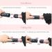 5 in 1 Curling Iron Set - Interchangeable Ceramic Curling Wand & Hair Crimper with Protective Gloves - Instant Heating Dual Temperature Stylish Pink - Buy Online on GoSupps.com