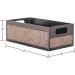 Modern Brown Dublin Bathroom Decor Box - Toilet Paper Storage Basket & Organizer - Buy Online on GoSupps.com