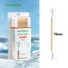 YANGRUI Cotton Swab 375 Count Bamboo Stick BPA Free Eco-friendly Double Round Ear Swabs - Pack of 1 - Buy Online on GoSupps.com