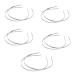 ROSENICE Headbands Metal Hairband Hairband DIY Accessories Hair Hoop 7mm - 10 Pieces