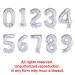 Laser Silver Number 1 Foil Balloon - 40 Inch Birthday Party Decoration Supplies - Buy Online on GoSupps.com