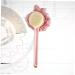 Healeved Bath Scrubber - Pink Handle Bath Brush Shower Sponge - Buy Online on GoSupps.com