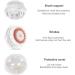 4 Pack Multicolor Replacement Facial Cleansing Brush Heads for Clogged & Enlarged Pores - Buy Online on GoSupps.com