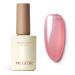 MEGIOR Pearl Jelly Red Gel Nail Polish 15ML Shimmer Gel Polish 1PC White Glitter Nail Polish Gel Soak Off UV Gel Polish Translucent Color Neutral Gel Polish for Nail Art Manicure DIY at Home