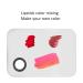 Makeup Mixing Palette - Easy to Clean Portable Lipstick Mixer for Home & Travel - Buy Online on GoSupps.com