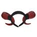 ABOOFAN Gothic Sheep Horn Headbands Devil Horn Headband Animal Hair Hoops for Halloween Festival Evil Costume Party Hair Accessories Decorations