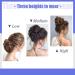 AISI Beauty Messy Bun Hair Extension Updo with Elastic Band (Black Brown) - Buy Online on GoSupps.com