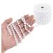 10mm White Flat Pearl Garland String - 11 Yards | Half-Round Beaded Spool Roll for Wedding Decor Crafts - Buy Online on GoSupps.com