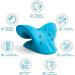 Anzorhal Neck Massage Device - Neck Shoulder Pillow for Pain Relief Cervical Traction & Headache Relief | Magnet Therapy (Blue) - Buy Online on GoSupps.com