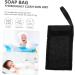 Baluue 20 Pcs Soap Foaming Mesh Bag Soap Mesh Bags for Soap Bars Soap Bags for Soap Bars Nylon Fiber Black - Buy Online on GoSupps.com