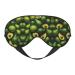 SSIMOO Avocado Pattern Soft Sleep Eye Mask Female Breathable Eye Patch Perfect for Travel and Relaxation Black
