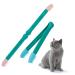 Kisangel 2pcs Eye Gum Cleaner Tear Marks Brush for Dogs Toallitas Desmaquillantes Pet Comb Dog Eye Cleaner Pp 10.00X3.20X1.00CM Assorted Color