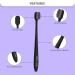 Carecub Black Zigzag Toothbrush - Ultra Soft 10 000 Nano Bristles for Sensitive Teeth & Gum Recession - Manual Operation for Adults - International Shipping Available - Buy Online on GoSupps.com
