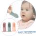 Minkissy 3 Pieces Toothbrush Set - Tongue Cleaner Teether & Finger Brush Massager for Kids - International Shipping Available - Buy Online on GoSupps.com