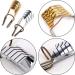 10Pcs Reusable Nail Art Extension Forms + 20Pcs Paper Forms | DIY Nail Art Manicure Tools - Buy Online on GoSupps.com