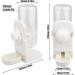 500ml Rabbit Water Bottle - No Drip Hanging Fountain for Small Pets - Automatic Dispenser for Bunny, Hamster, Guinea Pig - White - Buy Online on GoSupps.com