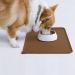 AUDWUD Silicone Waterproof Dog & Cat Feeding Mat | Anti-Slip Pet Bowl Mat 47x30 cm | Durable & Easy to Clean - Buy Online on GoSupps.com