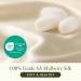 LILYSILK 100% Mulberry Silk Thin Hair Scrunchies for Frizz and Breakage Prevention - Coffee 3 Pack - Buy Online on GoSupps.com