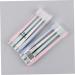 Buy Organic Charcoal Toothbrush Set - 16 Eco-Friendly Travel Toothbrushes with Caps - Household Care for Vegans - Buy Online on GoSupps.com