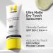 SunScoop Ultra Matte Dry Touch Sunscreen SPF 50 PA+++ |Matte Finish | Zinc Oxide & 0.1% ww Salicylic Acid for Oily Acne Prone Skin For Women & Men-45gm - Buy Online on GoSupps.com