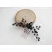 BERYUAN Women Rhinestone Hair Piece Onyx Black Teardrop Small Hair Comb Vine Bridal Hair Accessory Crystal Gift for Her Party Headpiece (Black) - Buy Online on GoSupps.com