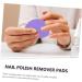 FOMIYES Nail Wipes 1000 Sheets Eyelash Cleaning Pads Nail Cotton Wipes Eyelash Extension Glue Remover Wipes Lash Extension Supplies Nail Cotton Pads Travel Purple Polishing Pad Nail Polish 4.8x4.8cmx5pcs Purplex5pcs - Buy Online on GoSupps.com