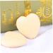 Ibasenice 200 Stk Log Color Peach Cherz Love Spacer Beads - DIY Wooden Heart Jewelry Making Accessories - Buy Online on GoSupps.com