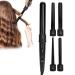 Professional Curling Iron Wand Set ABS Curling IronCeramic Hair Beauty Tool 5 in 1 Curling Iron Adjustable Temperature Curling Iron (US Plug)