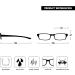 UV Reader Black Bright Blue Neck Reading Glasses - Value 3 Pack for Men & Women +2.50 - International Shipping Available - Buy Online on GoSupps.com