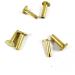 Superbobi 5/16 x 5/8 Brass Cutlery Rivets for Knife Making Handle - 15 Sets - Buy Online on GoSupps.com