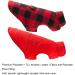 SCENEREAL Reversible Dog Winter Jacket - Windproof Waterproof Plaid Vest for Small, Medium, Large Dogs - Red-Black - Buy Online on GoSupps.com