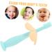 Healvian Silicone Baby Toothbrush - Manual Oral Care for Infants & Children - 1 Pack Bristle Training Toothbrush (Blue) - Buy Online on GoSupps.com