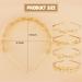 TOBATOBA Gold Headbands for Women - 4Pcs Metal Leaf & Butterfly Greek Headband Set for Halloween, Parties & Weddings - Buy Online on GoSupps.com