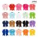 Buy iwobi 20-Piece Black Elastic Hair Tie Bands with Colorful Bow Ponytail Holders - Perfect for Girls - International Shipping Available - Buy Online on GoSupps.com