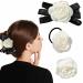 3 PCS Camellia Decorative Hair Clips Hair Pins for Women Girl  Hair Accessories (Camellia set)