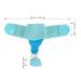 Keenso Orthopedic Toe Straighteners - Hardened Gel Bunion Corrector for Men - Lake Blue - Buy Online on GoSupps.com