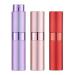 TOUREAL 8ML perfume atomizer empty (3 pieces) Mini sprue bottle perfume container perfume caterpillars can be filled (red pink violet) 3 Colors-4