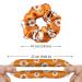 WIRESTER Satin Hair Scrunchies Set - Sunflowers Daises Pattern | Soft Silk Hair Ties for Women Girls - Buy Online on GoSupps.com