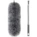 Extendable Microfiber Feather Duster - 100 inch Long Handle Dusting Tool for All-Round Home Cleaning - Gray - Buy Online on GoSupps.com